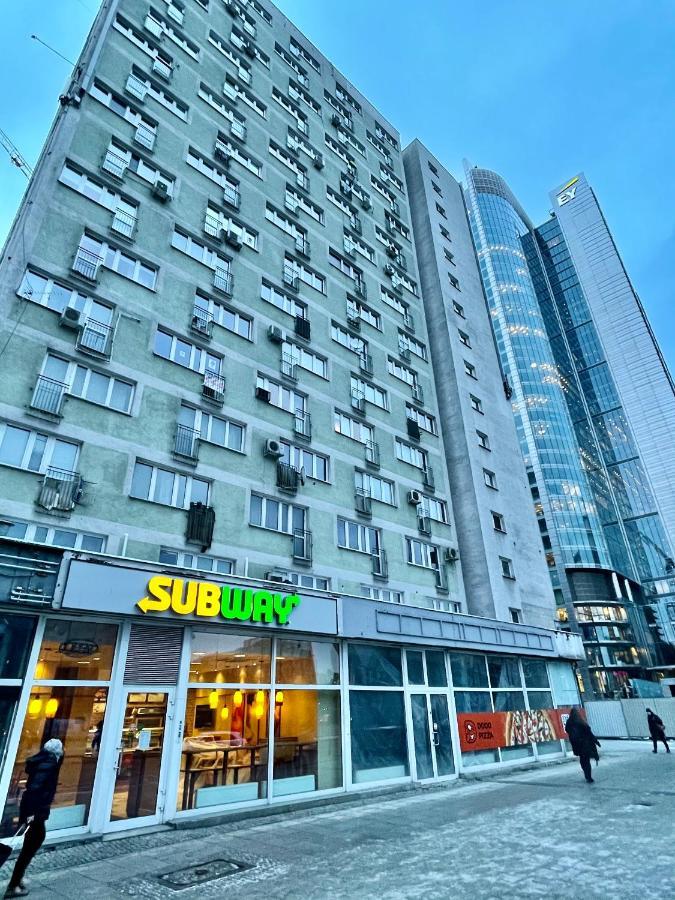 Super Apartament Green Rondo Onz Metro Nowe Wifi 300 Mb/S Aircondition Netflix Spotify Varsovie Extérieur photo