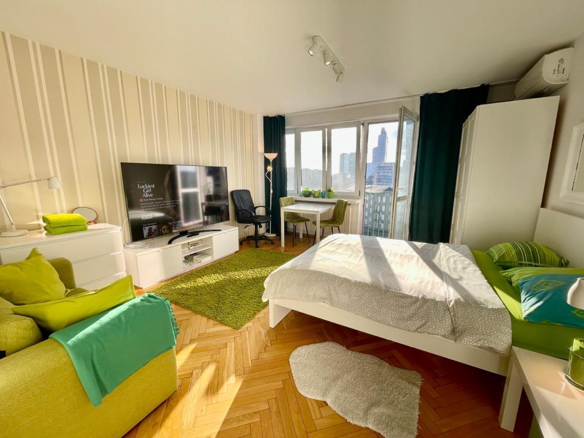 Super Apartament Green Rondo Onz Metro Nowe Wifi 300 Mb/S Aircondition Netflix Spotify Varsovie Extérieur photo